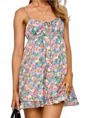 Princess Polly Empress Of Love Floral Mini Dress Size 4